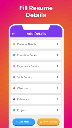 Resume Maker Professional PDF Screen 2
