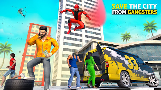 Screenshot 4 Rope Hero: Spider Hero Games android