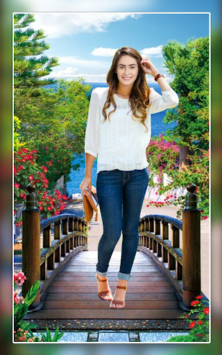 Android application Girls jeans women photo editor screenshort