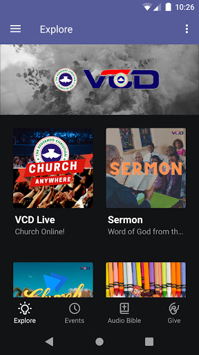 Android application RCCG Victory Center Dallas screenshort