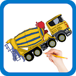 Cover Image of ダウンロード How to Draw Truck and Vehicles  APK
