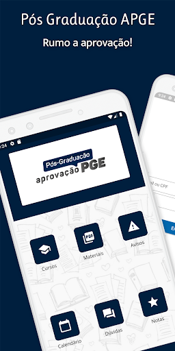 Android application Pós Graduação APGE screenshort