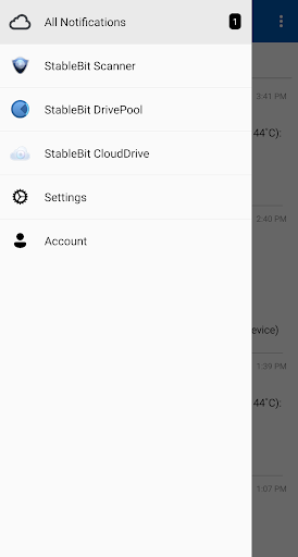 StableBit Cloud Notifications Screen 2