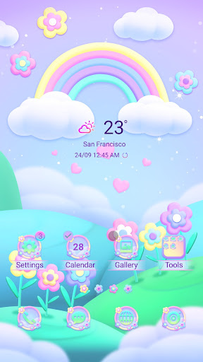 Android application Pastel Spring Flower-Wallpaper screenshort