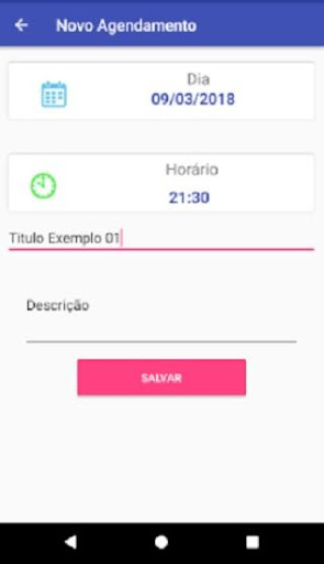 Android application Não Esquecer - Lembrete Fácil screenshort