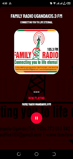 Family Radio Uganda 105.3fm Screen 2