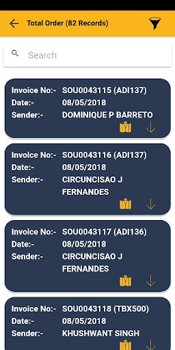 AToZ Courier Admin Screen 3