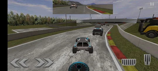 Cyberpunk racing - truck race