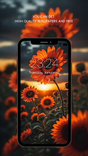 Screenshot of Sunflower Wallpaper HD
