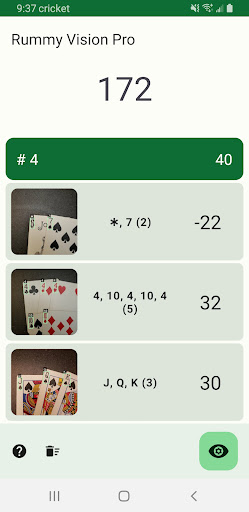 Android application Rummy Vision Pro screenshort