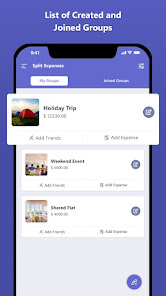 Captura de Pantalla 2 Share & Split Group Expenses android