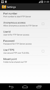 WiFi FTP Server