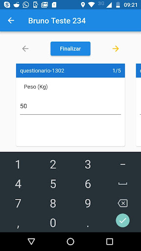 Healthlog Screen 2