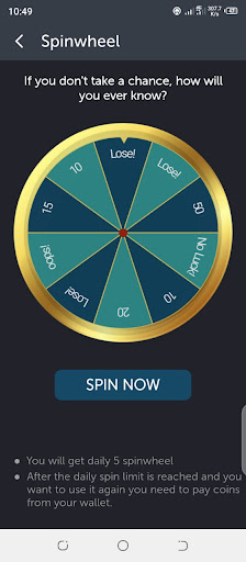 Etim Quiz and Spin Screen 2