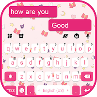 Фон клавиатуры SMS Pink Doodle