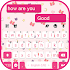 SMS Pink Doodle Keyboard Backg