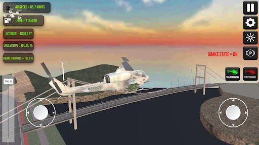 City Helicopter Simulator Screen 2