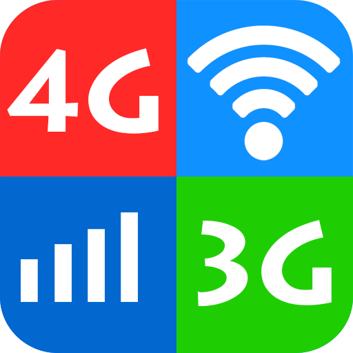 WiFi, 5G, 4G, 3G speed test 8.2 Icon