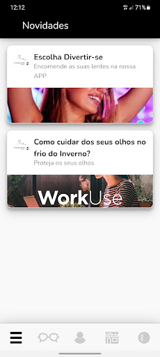 Android application Futura Visão screenshort