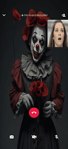 Scary clown is calling