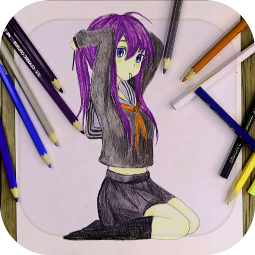 Draw Anime Girl Pose Sitting Download on Windows