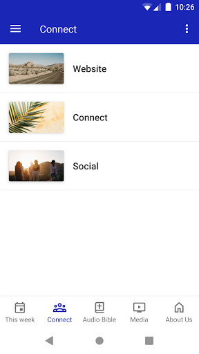 Android application Hiwassee Church of God screenshort