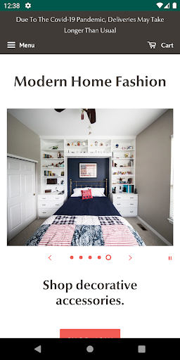 Android application ModernHomeFashion screenshort