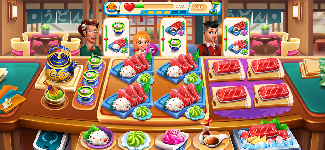 Cooking Love: кухонная игра 1.6.7 APK + Мод (Unlimited money) за Android
