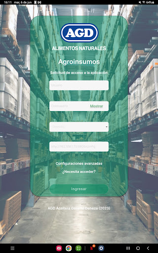 Android application AGD AgroStock screenshort