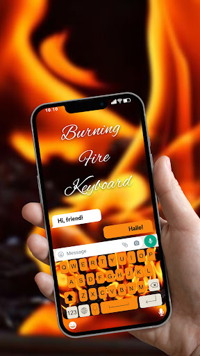 Burning Fire Keyboard Themes