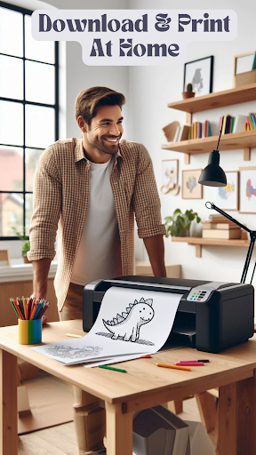 Printable Coloring Book and Page