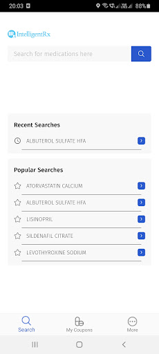 Android application IntelligentRx screenshort