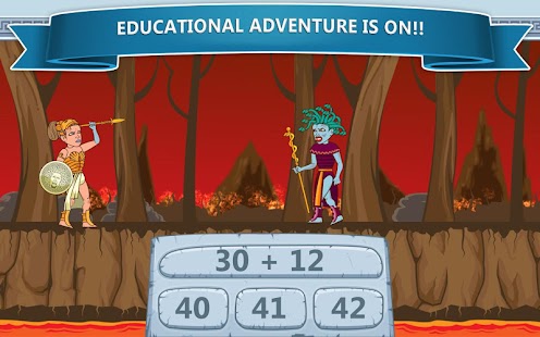 Math Games - Zeus vs. Monsters Screenshot