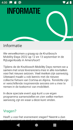 Kruitbosch Mobility Days 2022 Screen 2