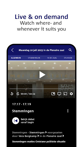 Android application Debat Direct screenshort