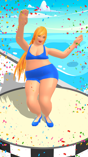 Body race hair challenge fat 2 fit girl game 3d 1 screenshots 2
