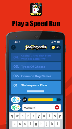 Scattergories Blitz - Ready, Set, List! screenshots 4