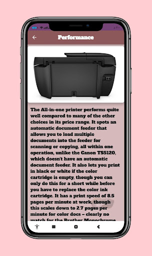Android application HP OfficeJet 3830 Guide screenshort