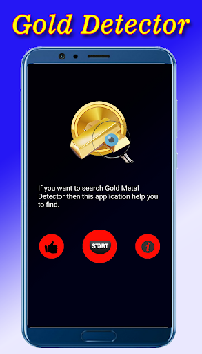 Android application Gold Metal Detector Pro screenshort