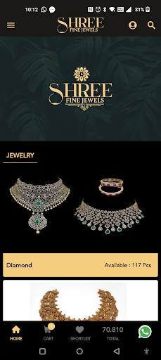Android application Shree Fine Jewels screenshort