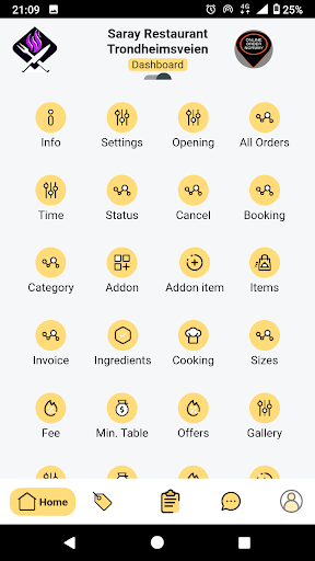 Food booking Merchant