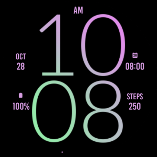 Pink Orchid Light Watch Face logo