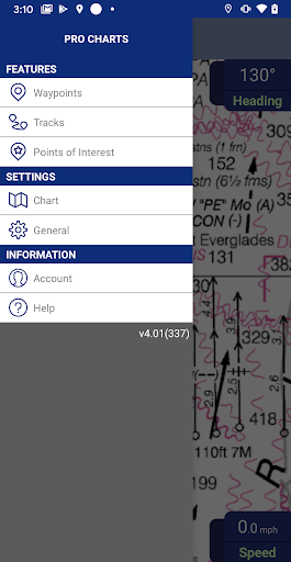 PRO CHARTS - Marine Navigation Screen 2