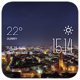 Bielefeld weather widget/clock icon
