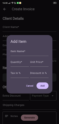 Easy Invoice and receipt maker