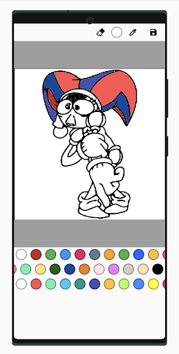 Pomni Digital Circus Coloring Screenshot 4 - AppWisp.com