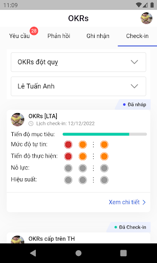 VnOKRs Screen 3
