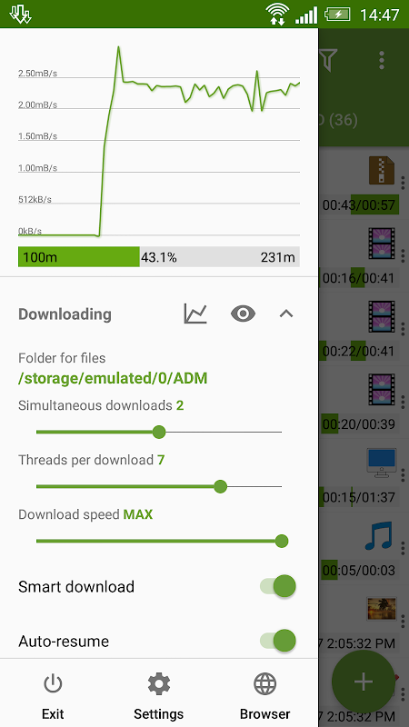 Advanced Download Manager (ADM) Mod APK