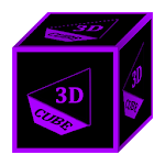 3D Flat Purple Icon Pack