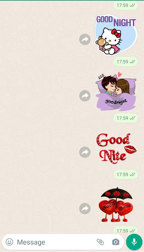 Stickers Goodnight Goodmorning